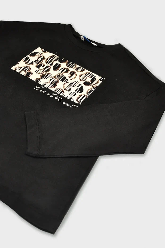 Mayoral Long-Sleeve Cotton Blouse