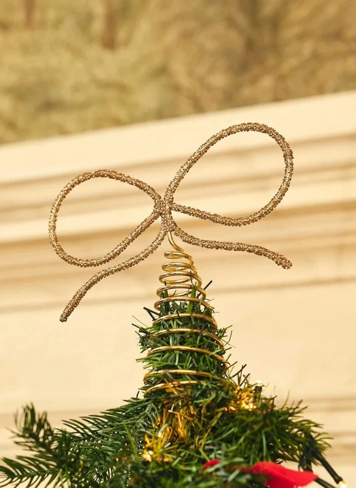 Anna + Nina - "Knot Quite Ordinary" Christmas Tree Topper | Gold
