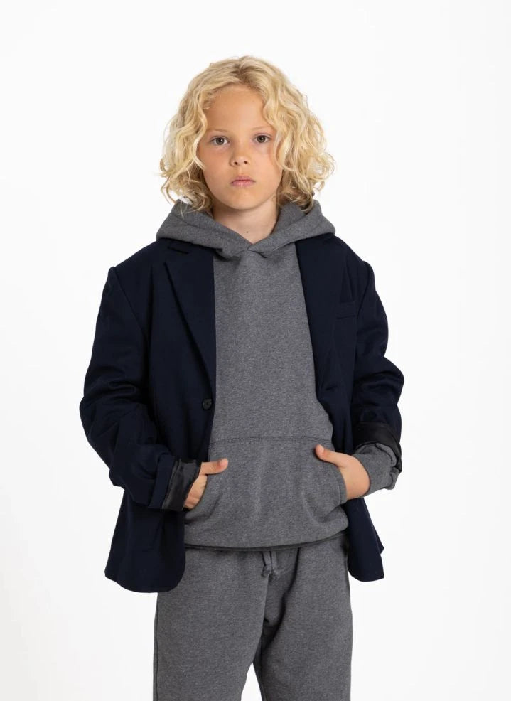 Smallable Kid - Oxford Jacket | Navy Blue
