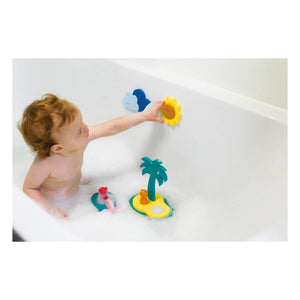 Quut - 3D Bathroom Puzzle Treasure Island Puzzle - 12 pieces