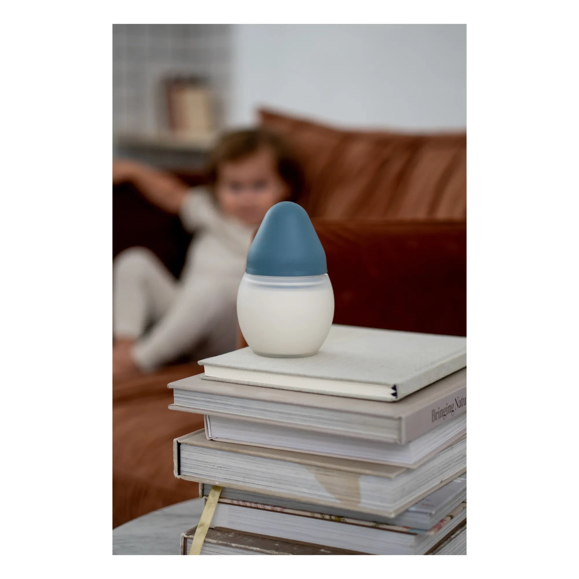 Elhée - Silicone Bottle | Gray Blue