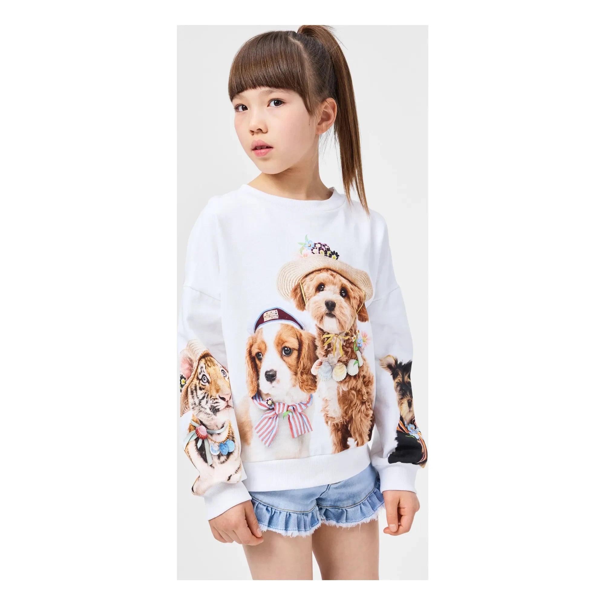 Molo - Maxi Dog Sweat Organic Cotton | White