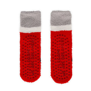 Legami - Adult Christmas Slipper Socks Kitty Santa - A Perfect Fit!