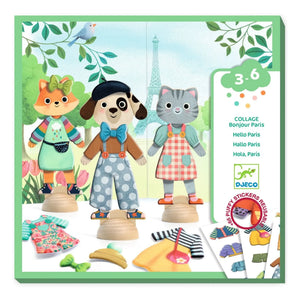 Djeco - Collage Bonjour Paris