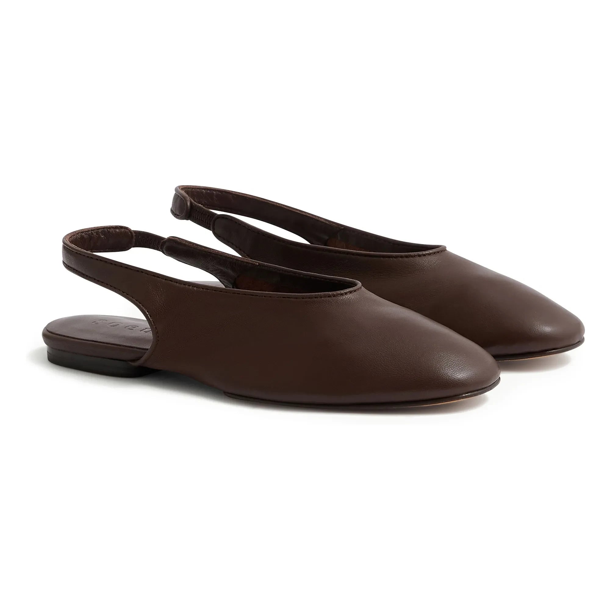Soeur - Emmett Leather Ballerinas | Chocolate