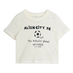 Mini Rodini - Alien City Organic Cotton T-shirt | Ecru