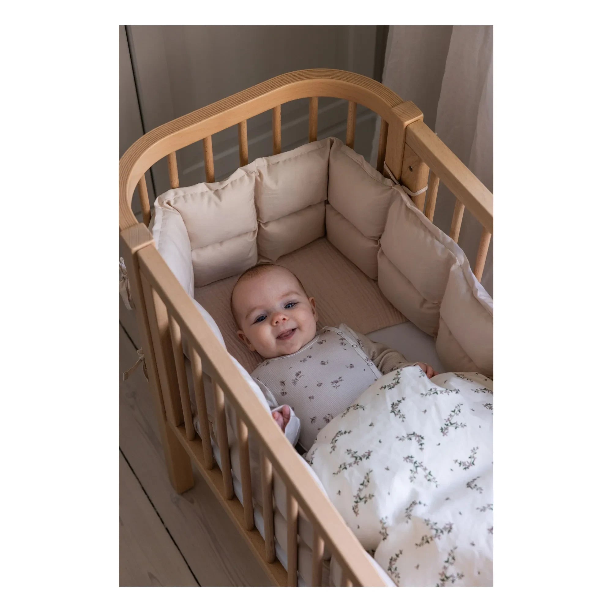 Sebra - Wooden Co-sleeper Bed | Beech