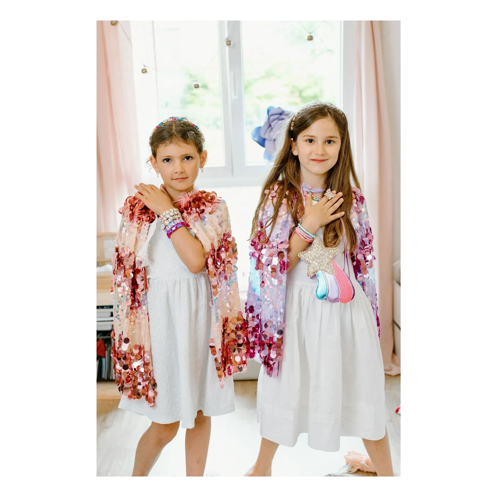 Great Pretenders - 5th Avenue Sequin Cape | Pink