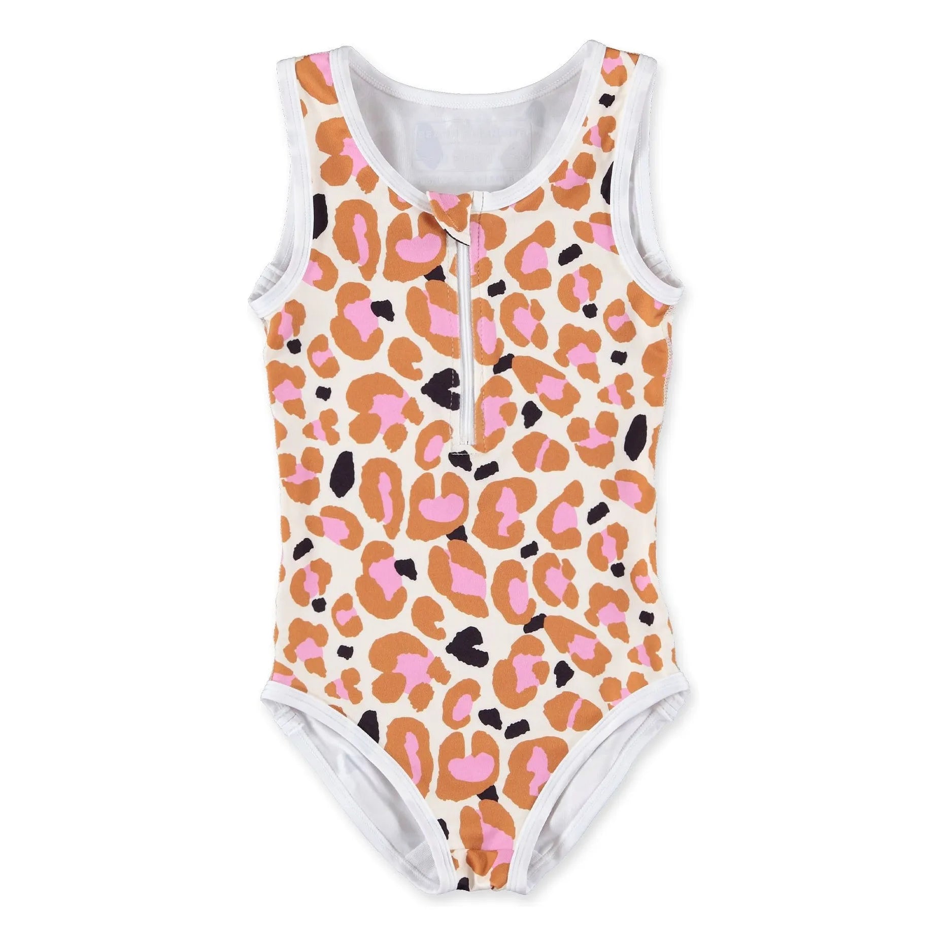Beach & Bandits - Candy Leopard UV Protective One-Piece Swimsuit Recycled Fibers