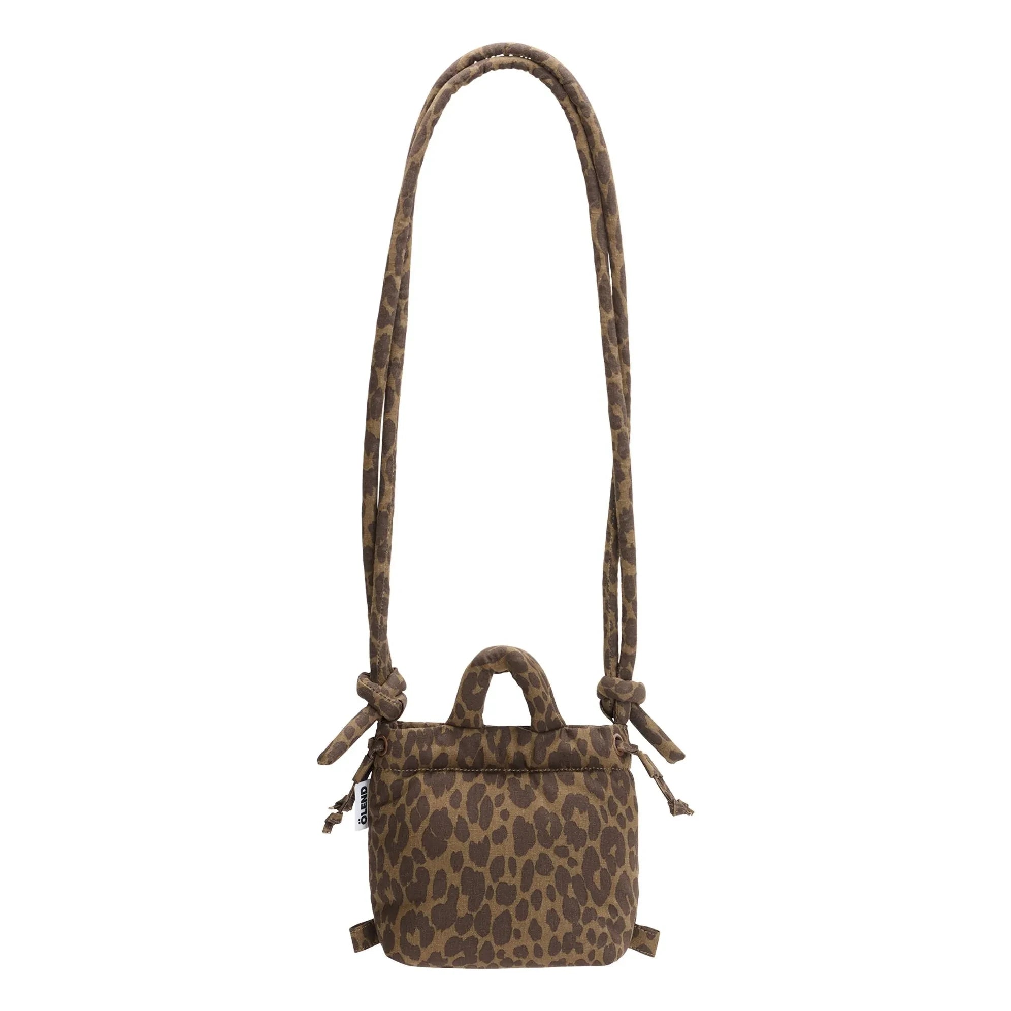 Olend - Micro Ona Soft Leopard Bag | Brown