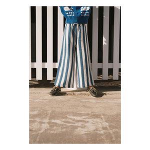 Tinycottons - Blue Striped Trousers | Blue