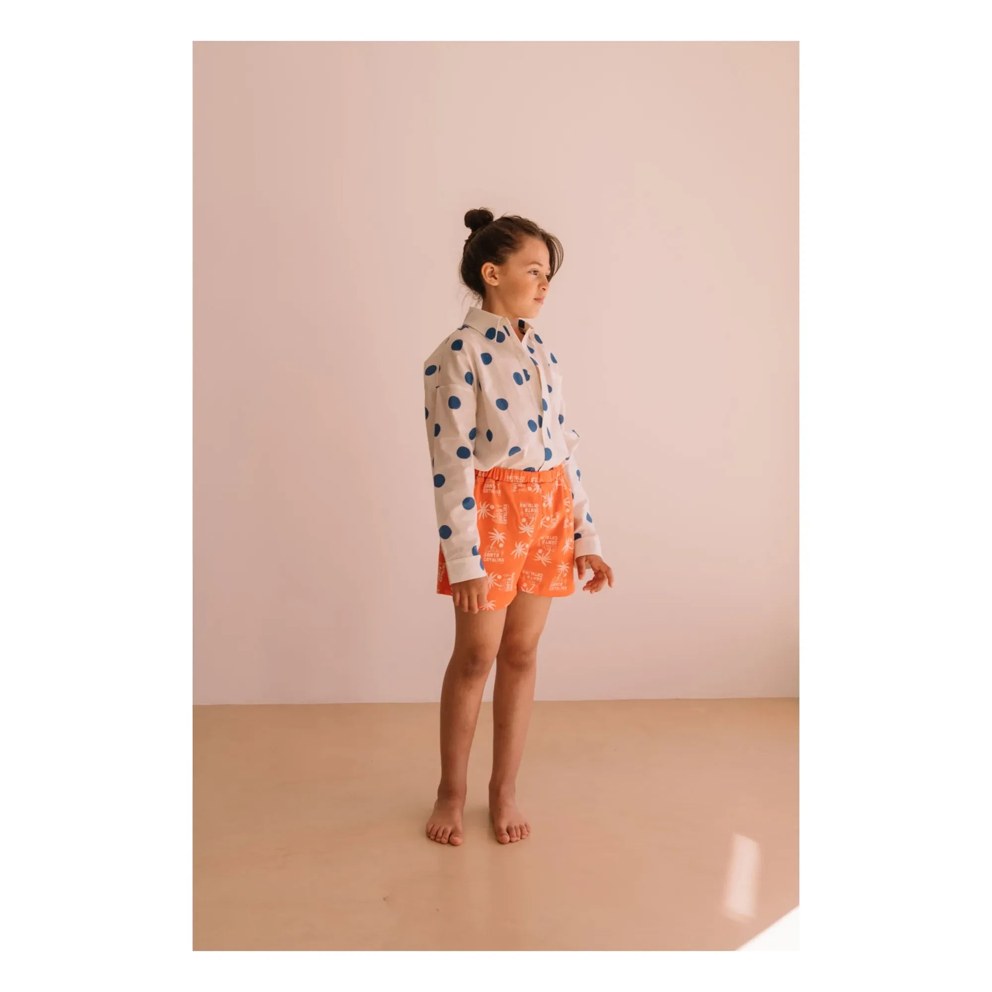 We Are Kids - Aurel organic cotton polka dot shirt | White