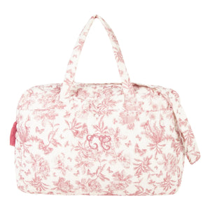 Tartine et Chocolat - Toile de Jouy Changing Bag and Mat | Pink