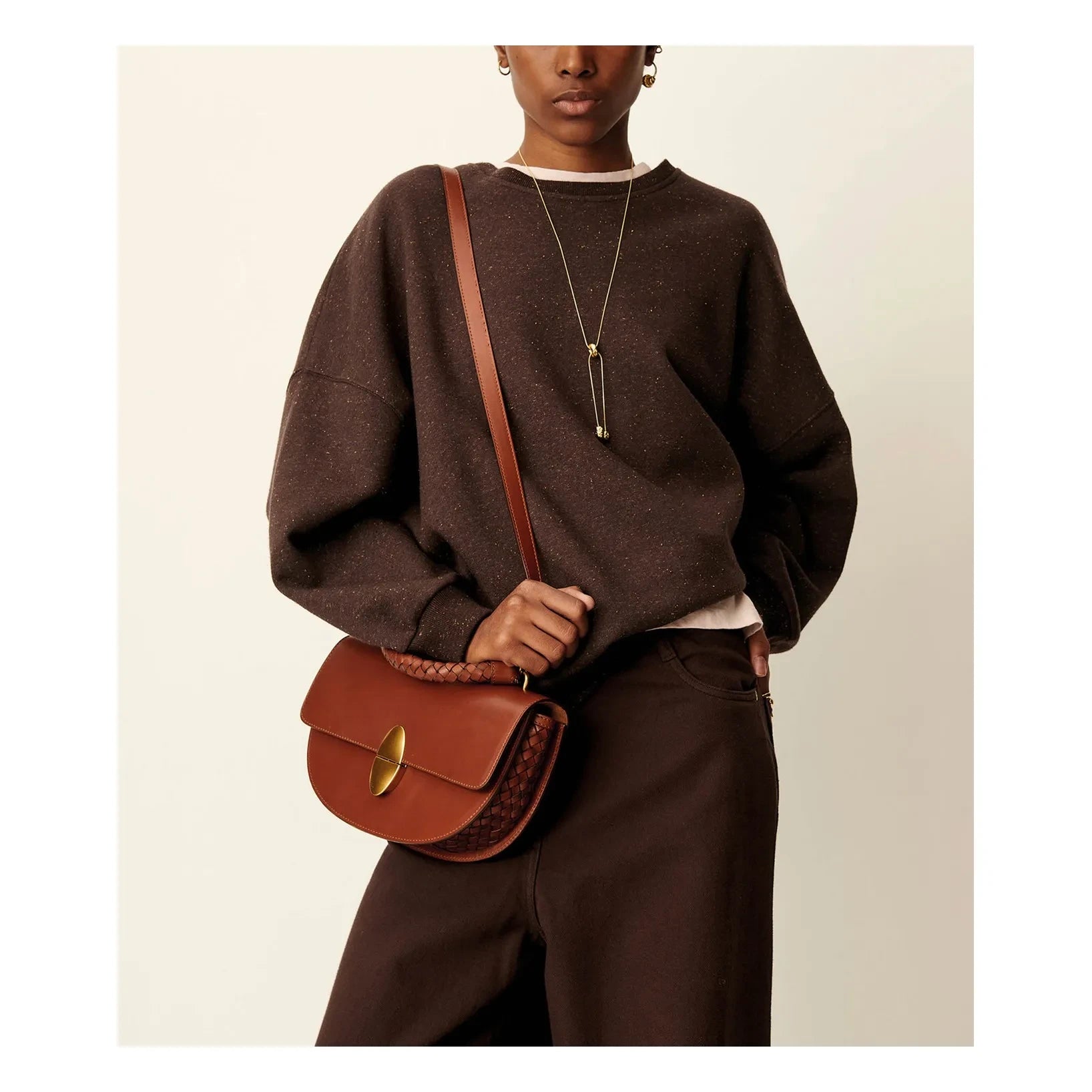 Sessùn - Chebbi organik pamuk sweatshirt | Ganache