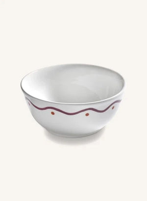 Serax - Charly Wave Pattern Bowls - Set of 2 | Purple