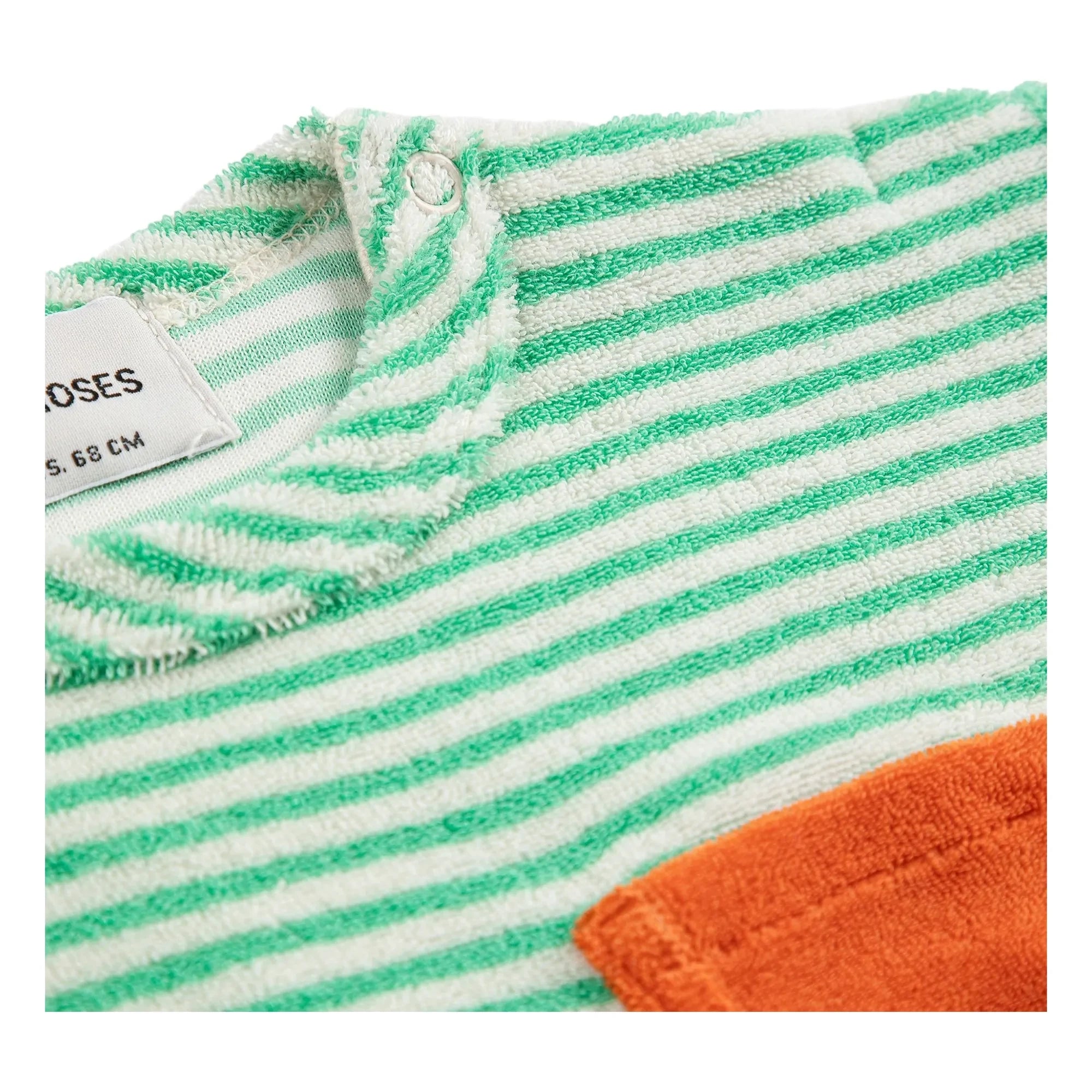 Bobo Choses - Striped Organic Cotton T-Shirt | Green
