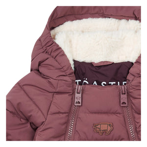 Töastie - Cloud Recycled Polyester Baby Snowsuit | Dust Pink