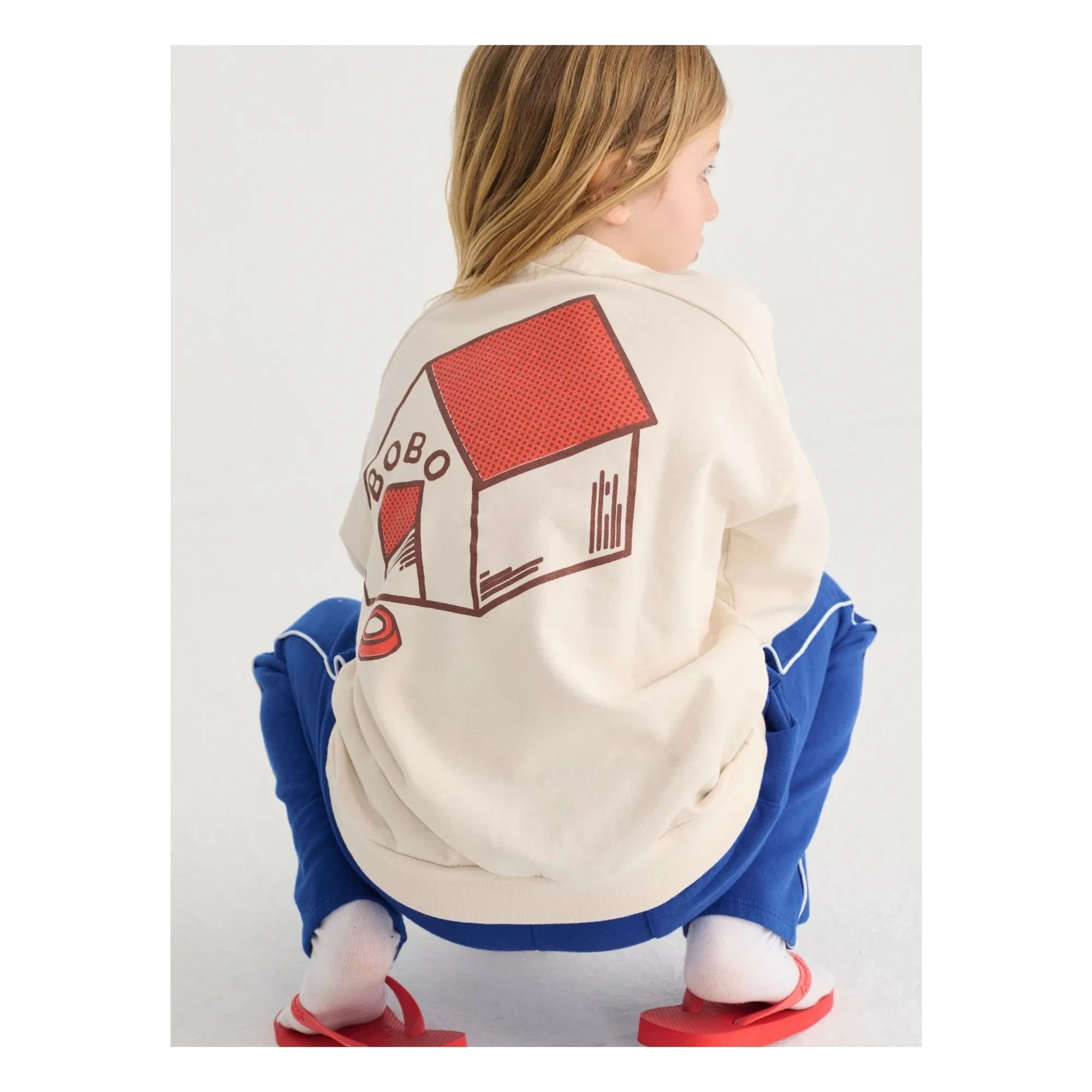 Bobo Choses - Niche Sweat Organic Cotton | White