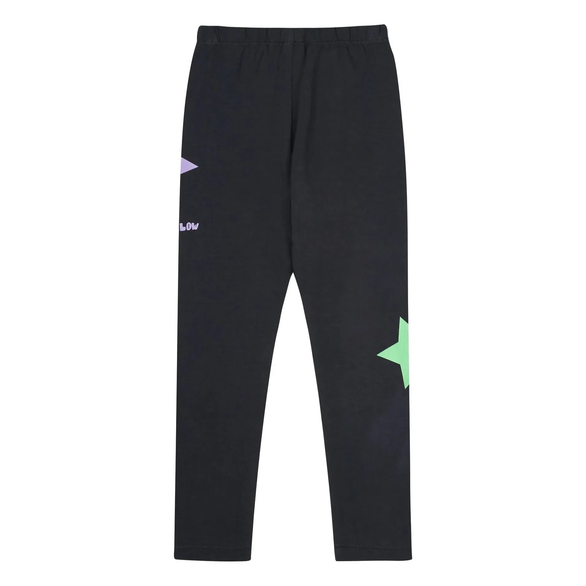 Jelly Mallow - Star Leggings | Charcoal Gray
