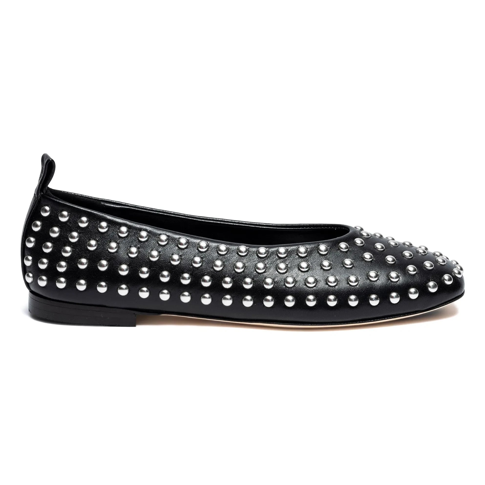 Odare - Alba Nappa Leather Ballerinas | Black