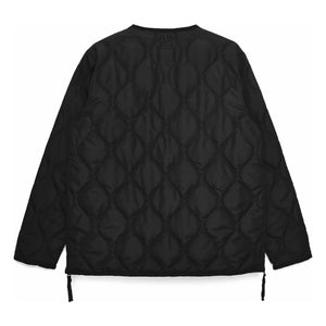 Taion - Unisex V Yaka Askeri Ceket | Siyah