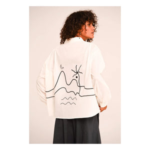 Sacrécoeur - Ali Casa Cotton Voile Shirt | Black
