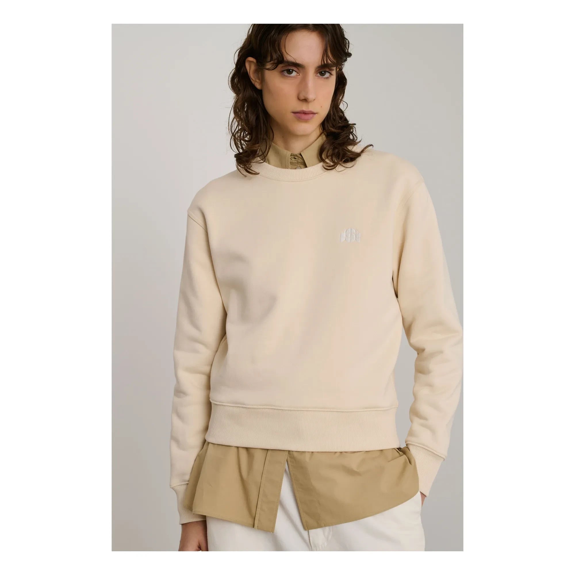 Soeur - Donatien Organic Cotton Sweatshirt | Cream