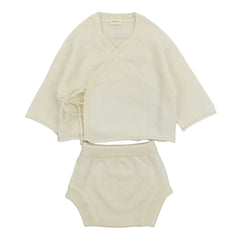 My Little Freckle - Organic Cashmere Bloomer + Wrap Cardigan Set | Ivory