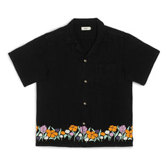 Bather - Camp Linen Shirt | Black