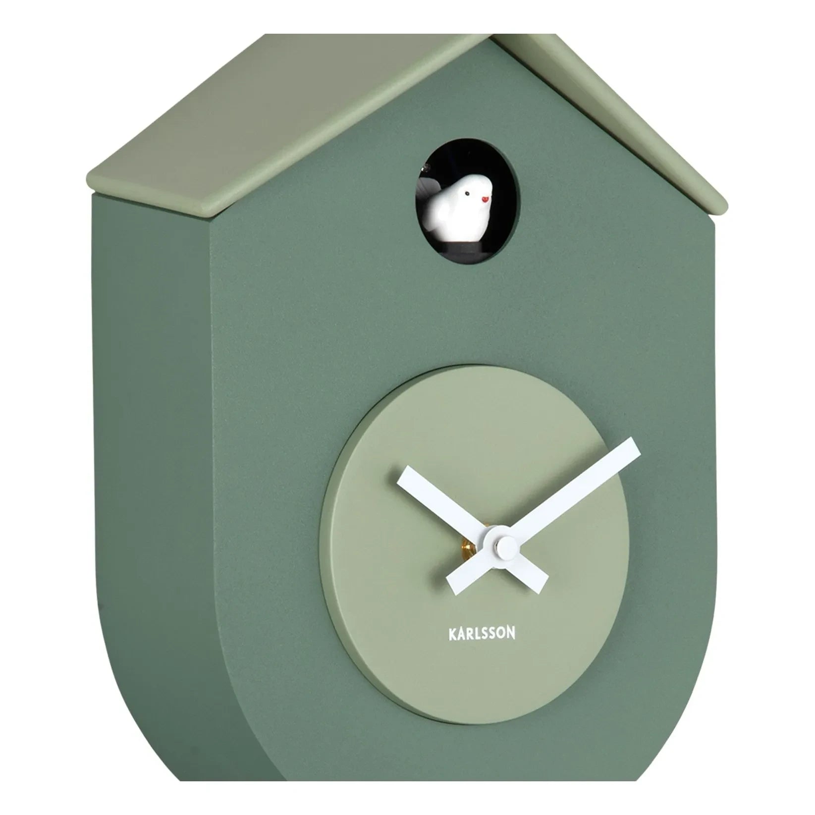 Present Time - Grato Cuckoo Wall Clock | Green