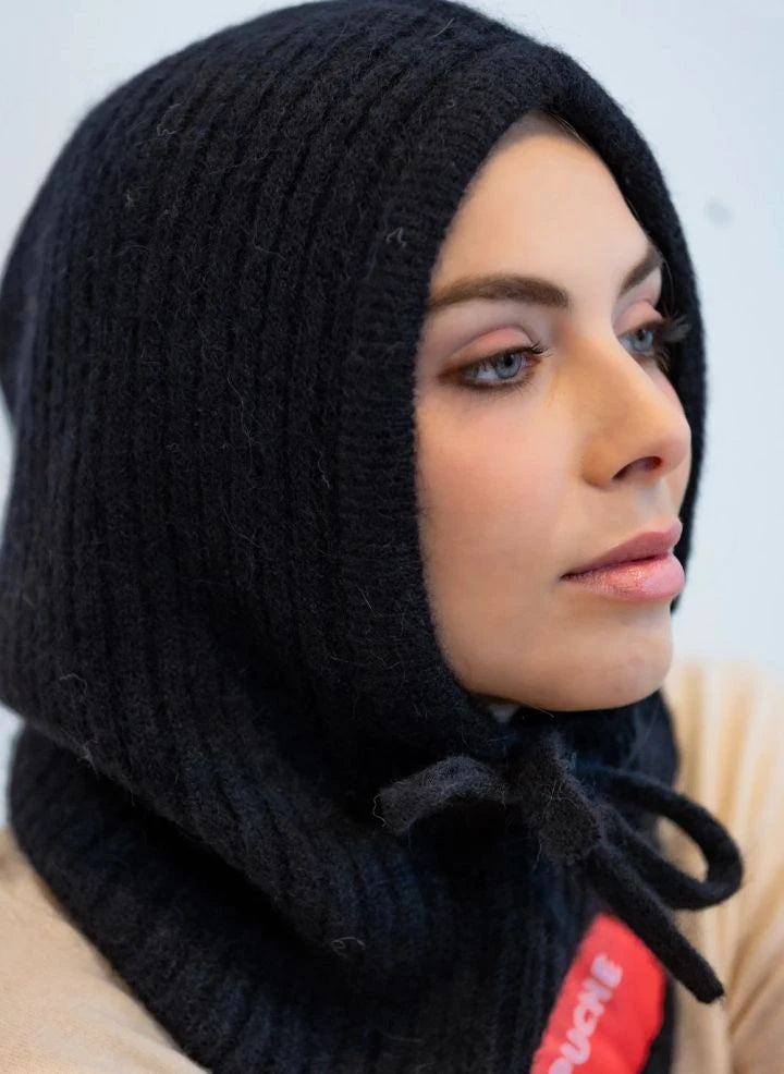 K'puche - Khira Alpaca Hoodie Sweatshirt | Black