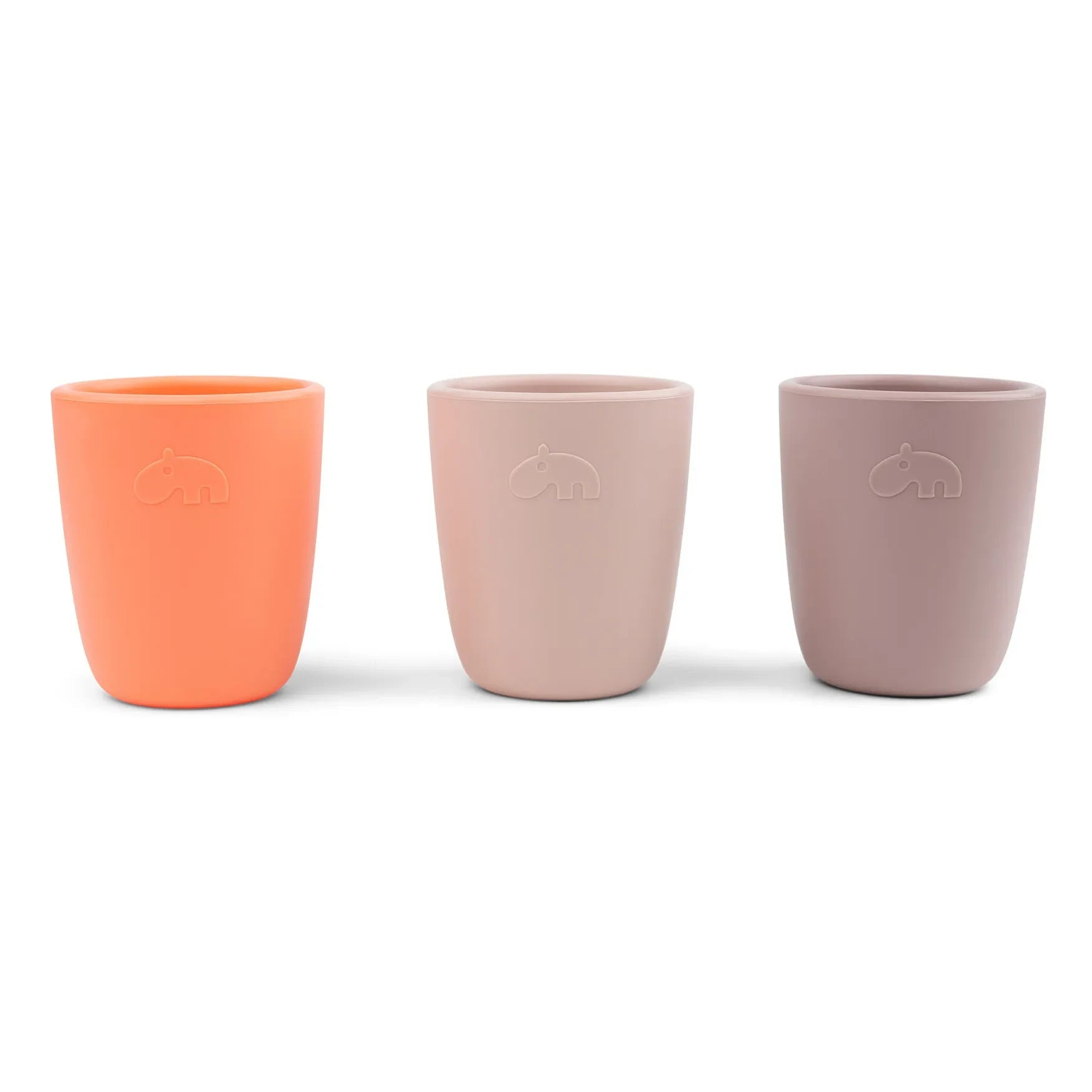Done by Deer - Silicone Cups - Set of 3 | Pink