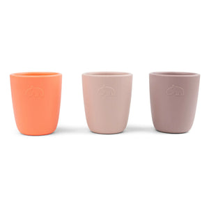 Done by Deer - Silicone Cups - Set of 3 | Pink