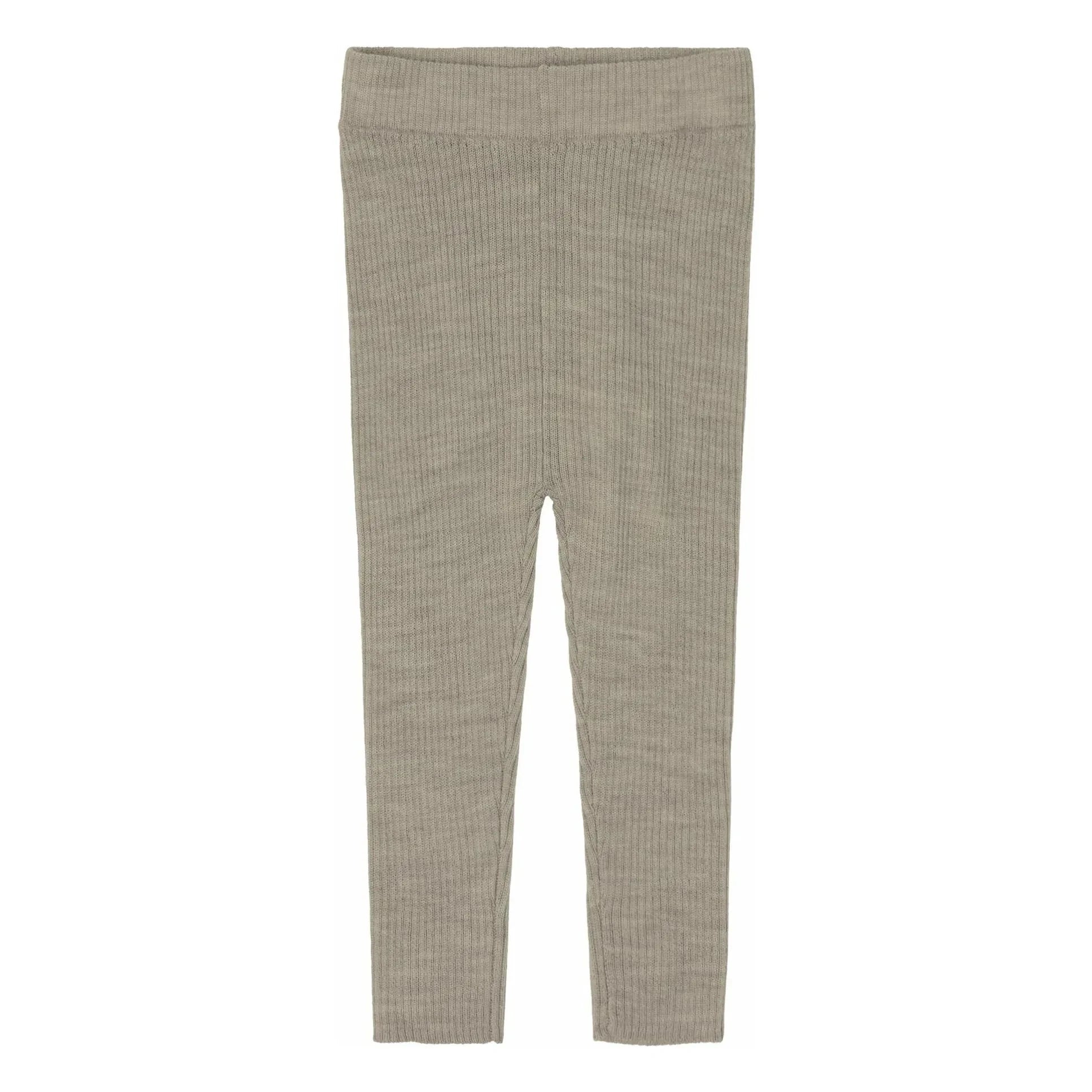 FUB - Fine Merino Wool Leggings | Heather Beige