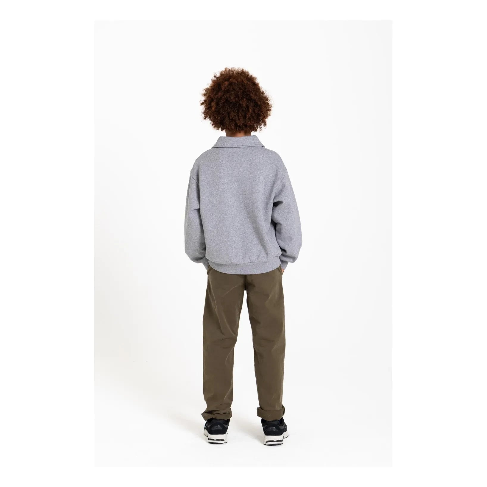 Hundred Pieces - Phoenix Pretzel Organik Pamuk Polo Shirt | Heather grey