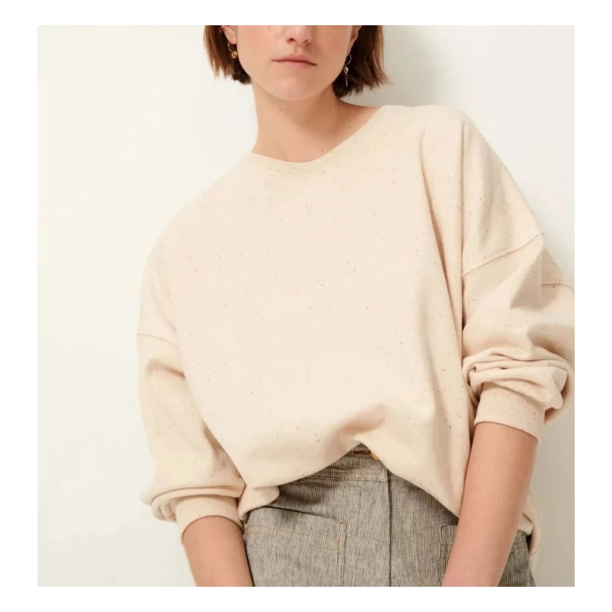 Sessùn - Oversize Chebbi sweatshirt | Ecru