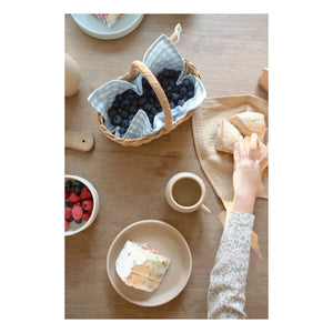 Soft Spot - Organic Cotton Cottage Towels - Set of 3 | Blue