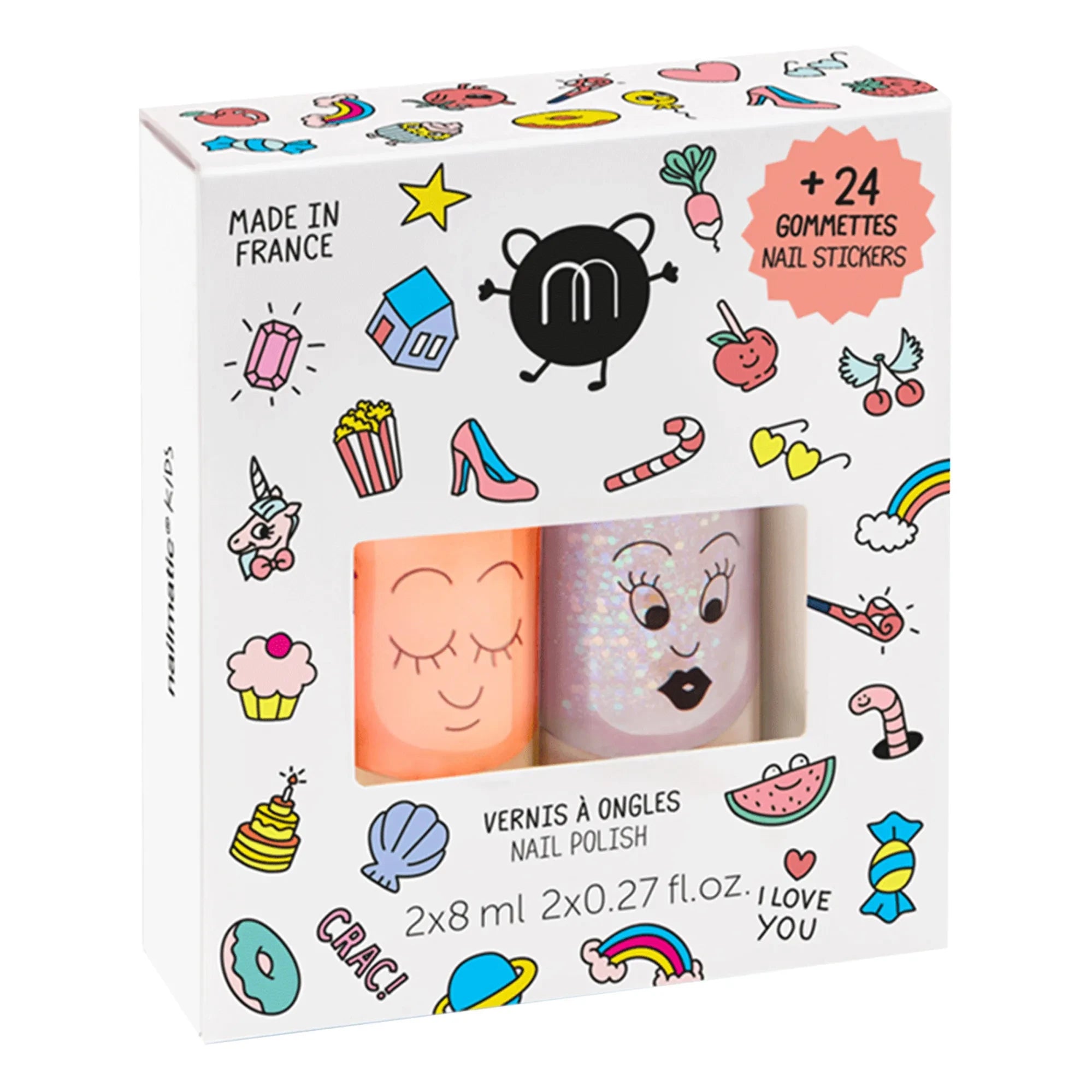 Nailmatic Kids - Flamingo & Polly Nail Gift Box