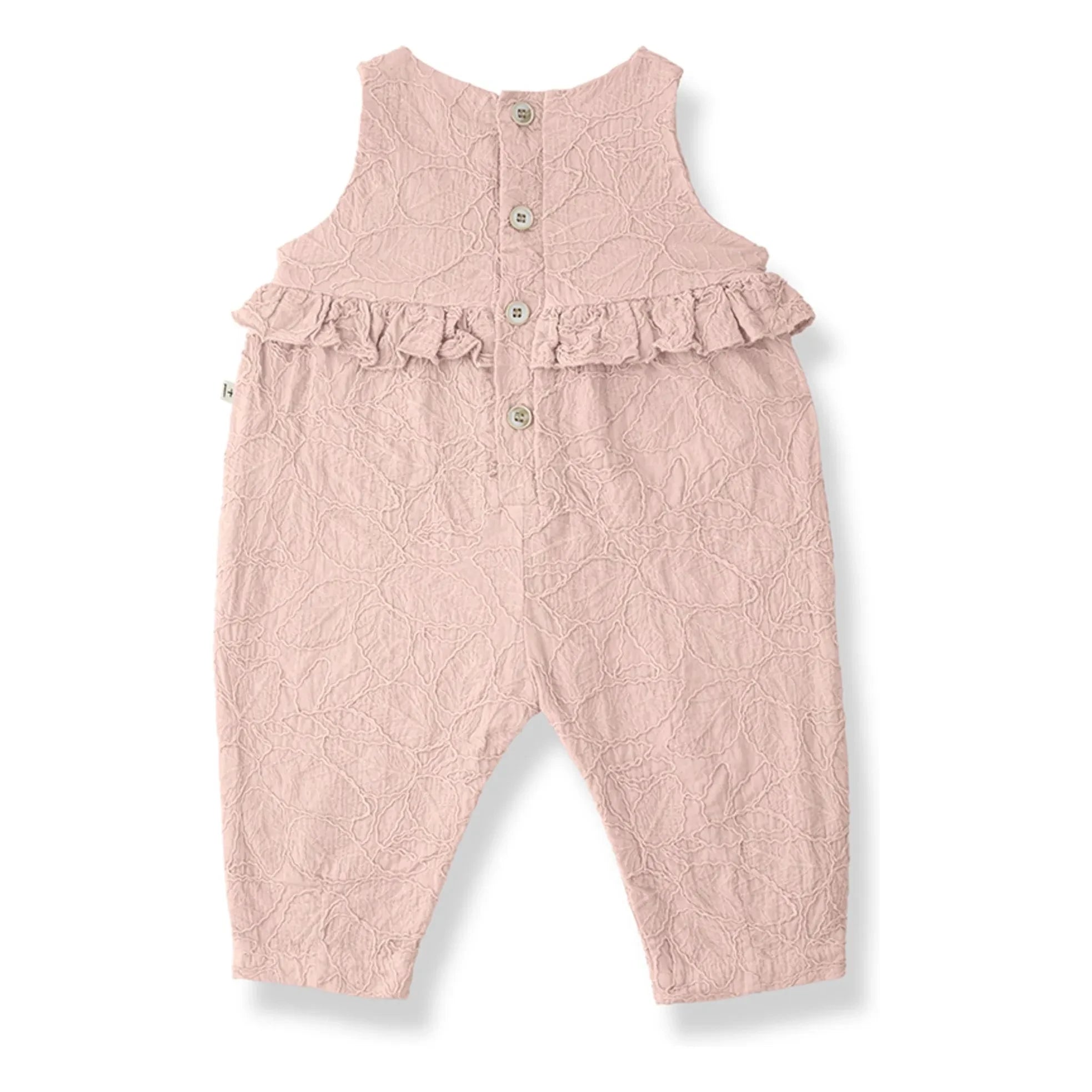 1+ in the family - Siurana Embroidered Overalls | Dusty Pink