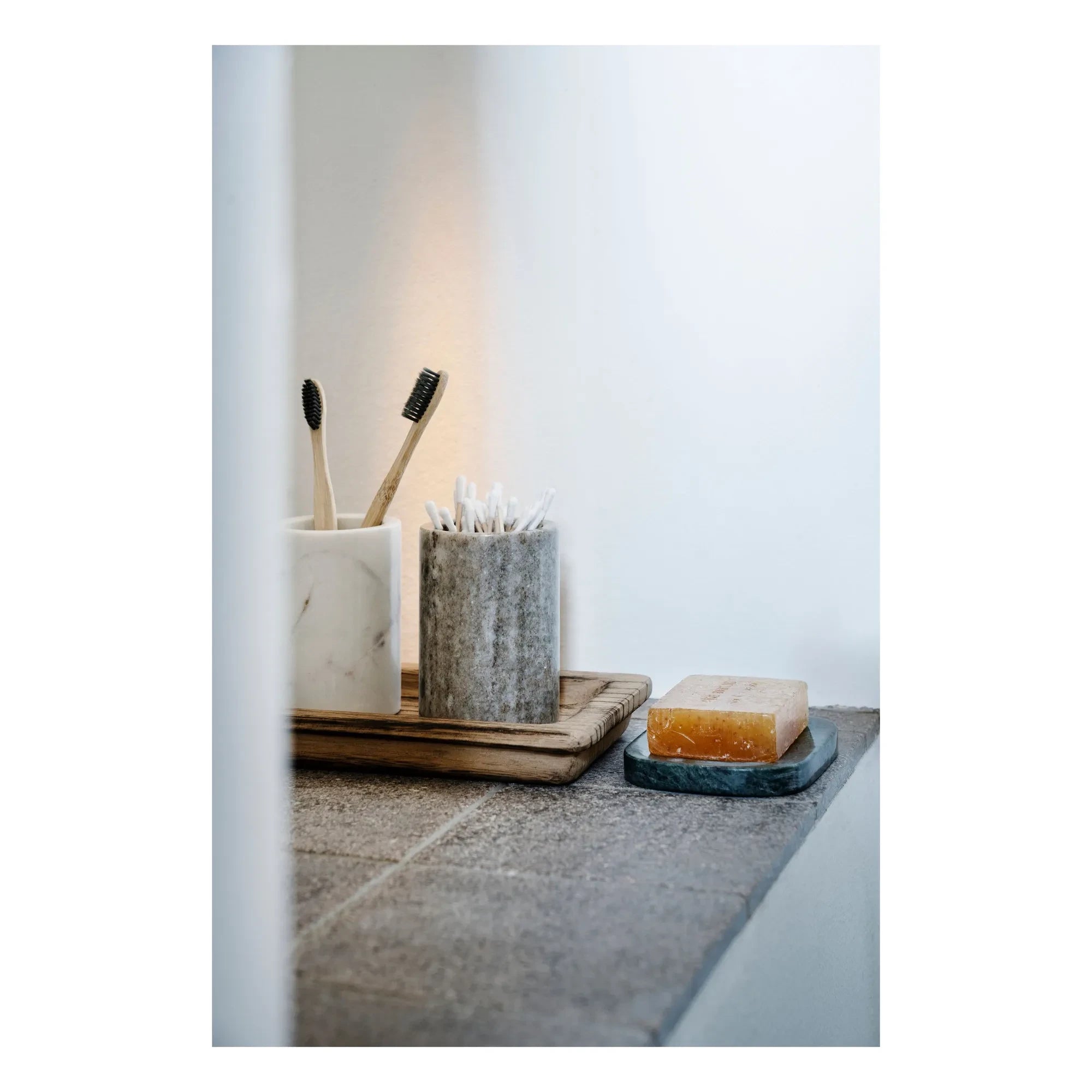 Madam Stoltz - Marble Planter | Gray