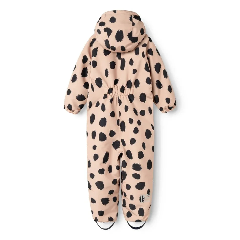 Liewood - Maddy Leopard Ski Suit Made from Recycled Fibers | Light Pink