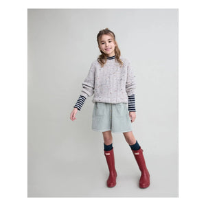 Búho - Botonato Chiné Sweater | Gray