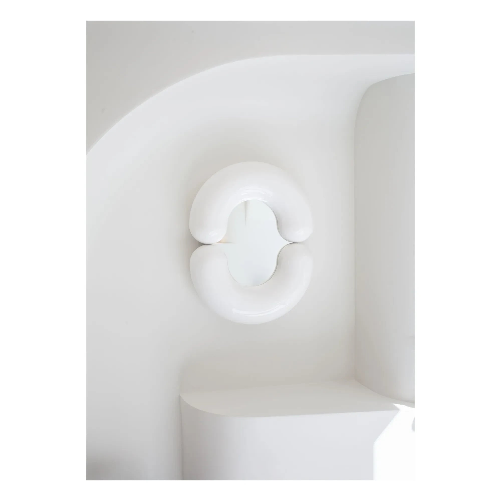 Moustache - Zodiac Mirror - Jean-Baptiste Fastrez | White