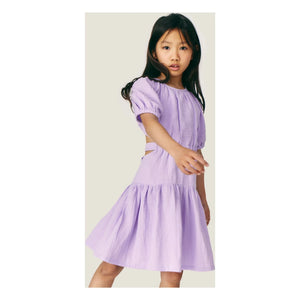 Mipounet - Lilac Marine Chiffon Organic Cotton Dress