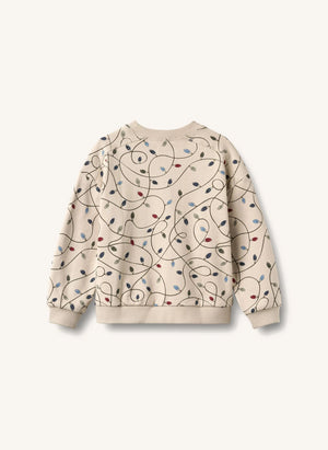 Wheat - Sandro "Guirlandes" Organic Cotton Sweatshirt | Cream