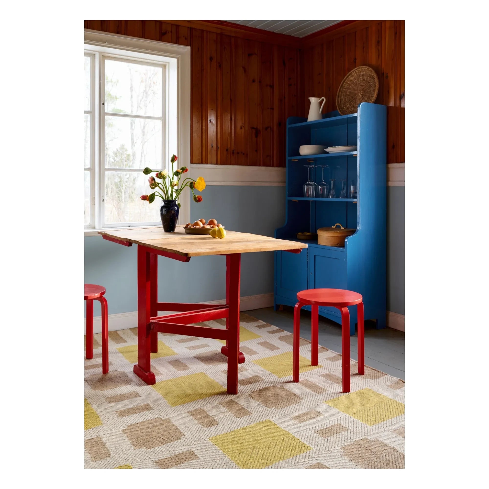 Layered - Late Breakfast Jute Rug, Evelina Kroon | Pale Yellow