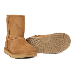 UGG - Classic II Fur-Lined Suede Boots | Caramel