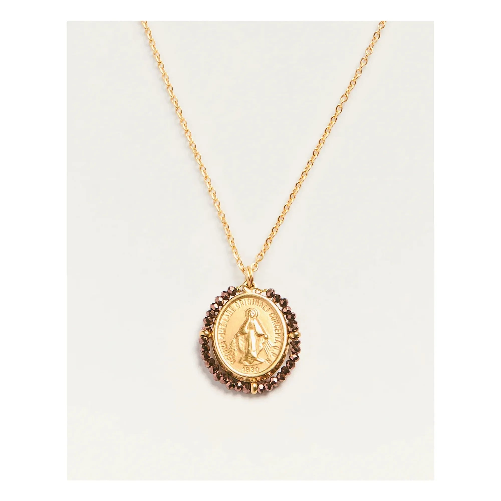 Palas - Santa Maria Shiny Necklace | Bronze