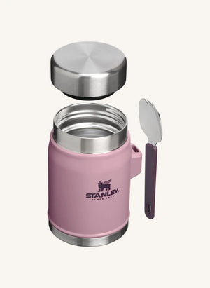 Stanley 1913 - Efsanevi kaşıklı/çatallı termos yemek kabı 0,4 L | Mauve