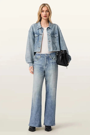 AllSaints ANDERS Denim Ceket